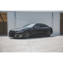 Накладки сплиттеры на пороги Вариант2 на BMW 5 F10 / F11 M-Pack